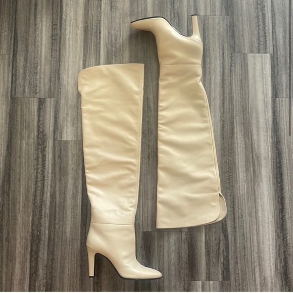 Rare Saint Laurent Jane Over the Knee Boots - Picture 2 of 9